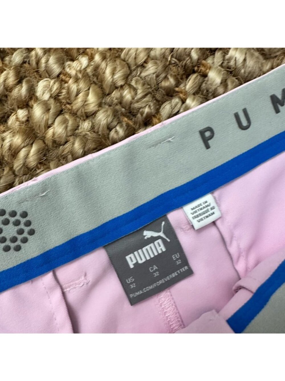 New Puma Men’s Golf Shorts Pink (32 Men’s) Performance - Picture 4 of 6